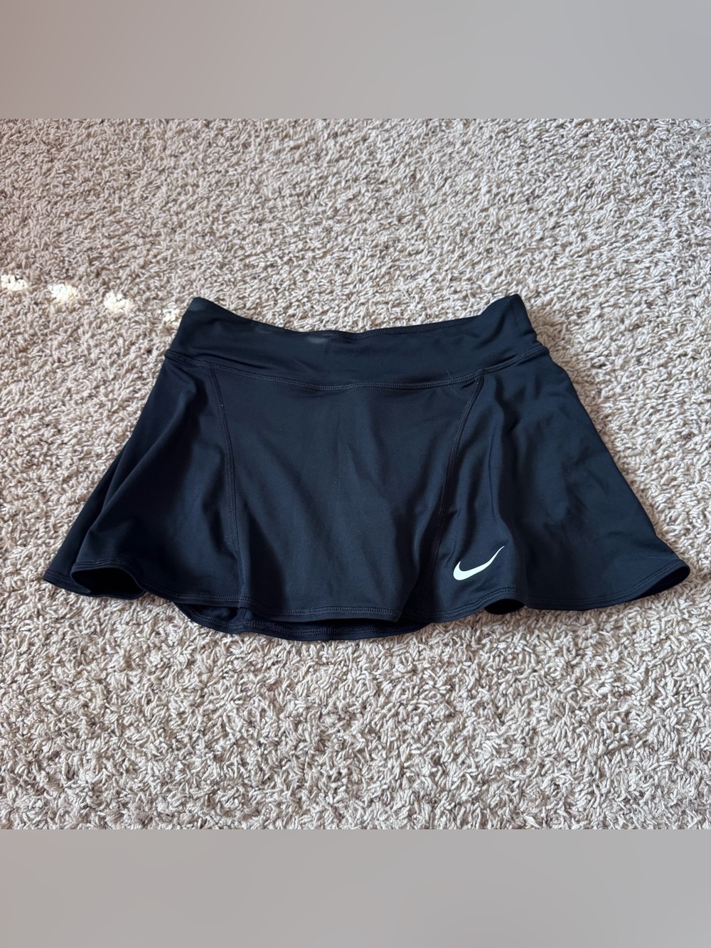 Nike Black Tennis Skirt with Built-In Shorts